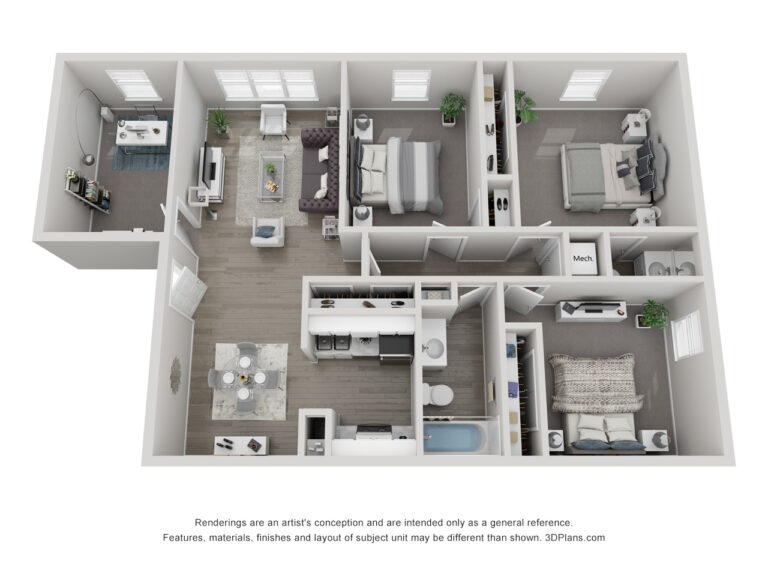 Oxford Square Apartments Unit Info